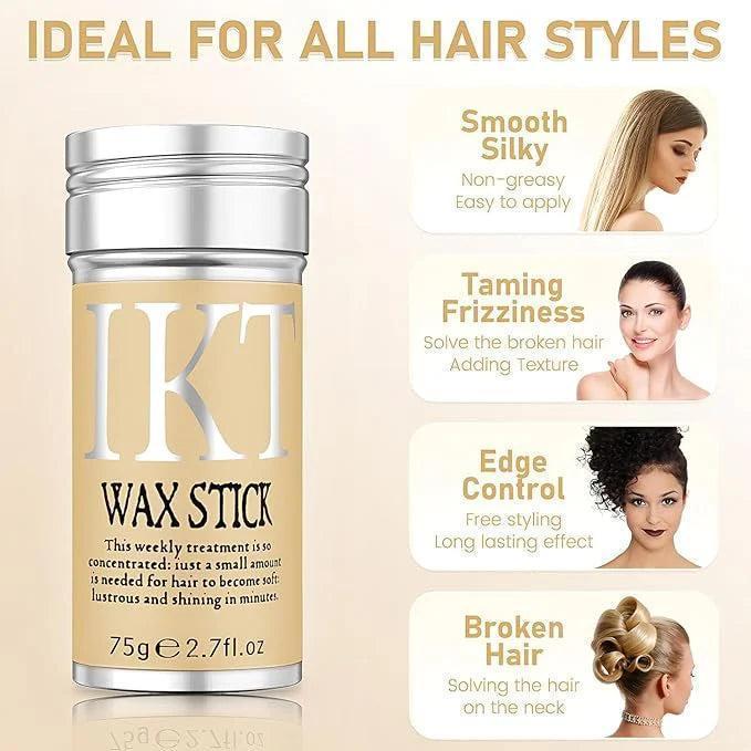 Hair Wax Stick for Frizz Control & Flyaways | Smooth Hair Styling Stick