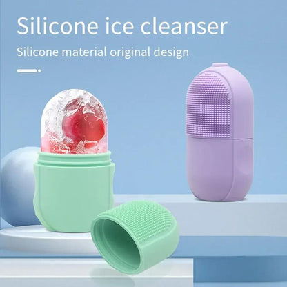 Ice Facial Roller for Face & Eyes | Reusable Cooling Face Massager