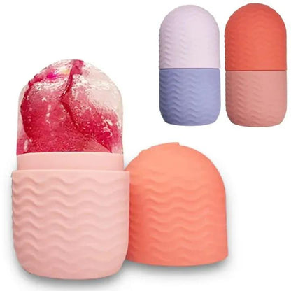 Ice Facial Roller for Face & Eyes | Reusable Cooling Face Massager