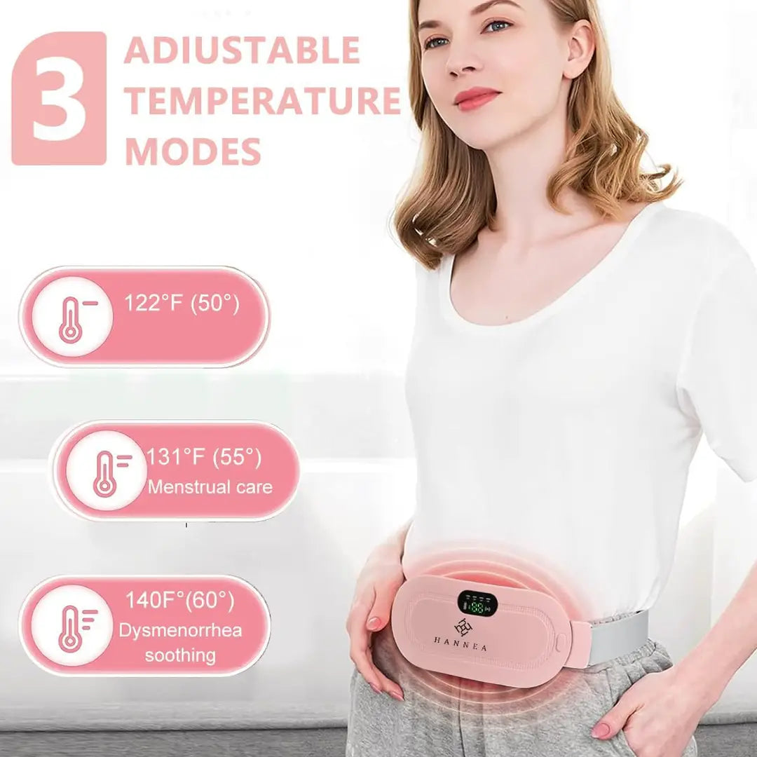 Period Cramp Relief Belt | Heating & Massage Belt for Women
