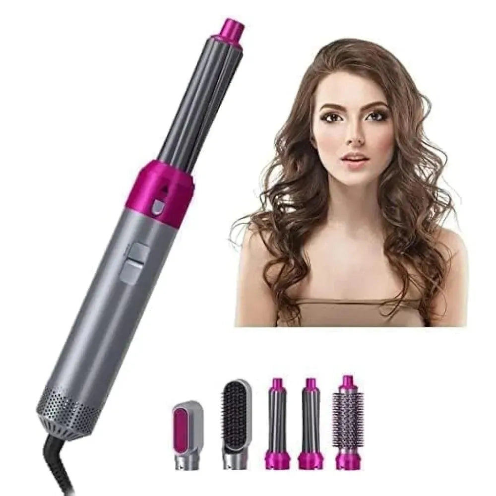 5-in-1 Hair Straightener & Styling Tool | Hair Curler & Straightener for Women
